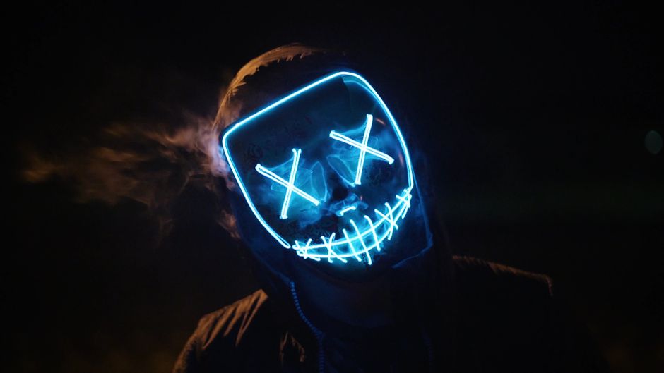 ausverkauft: 3D Deko Licht Marvel Iron Man Maske