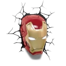 ausverkauft: 3D Deko Licht Marvel Iron Man Maske