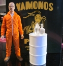 Breaking Bad Deluxe Actionfigur: Walter in Orange Hazmat Suit