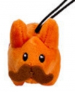 Kidrobot Happy Labbit Plush "Cute N' Crazy" Mini Series 2015 by Frank Kozik - orange