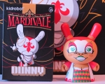 Kidrobot Dunny Mardivale Series HARLEQUIN REGULAR - open blindbox