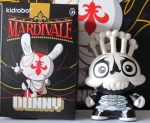 Kidrobot Dunny Mardivale Series SKELETON COSTUME - open blindbox