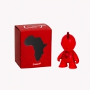 KIDROBOT X (RED) BOT MINI FIGURE ART TOY 3-INCH