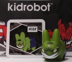 sold out: KIDROBOT MARVEL LABBIT MINI SERIES 2 by Frank Kozik - Hulk
