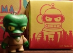 KIDROBOT X FUTURAMA KEYCHAINS 1.5-INCH Morbo 1 x open Blindbox