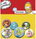 Simpsons Ansteck-Badges 6er-Pack Homer