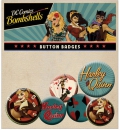 [Preorder 04/2016] DC Comics Bombshells Ansteck-Badges 6er-Pack Harley Quinn